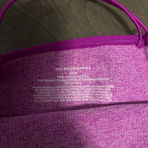 Purple tank top size: S - Picture 3 of 3